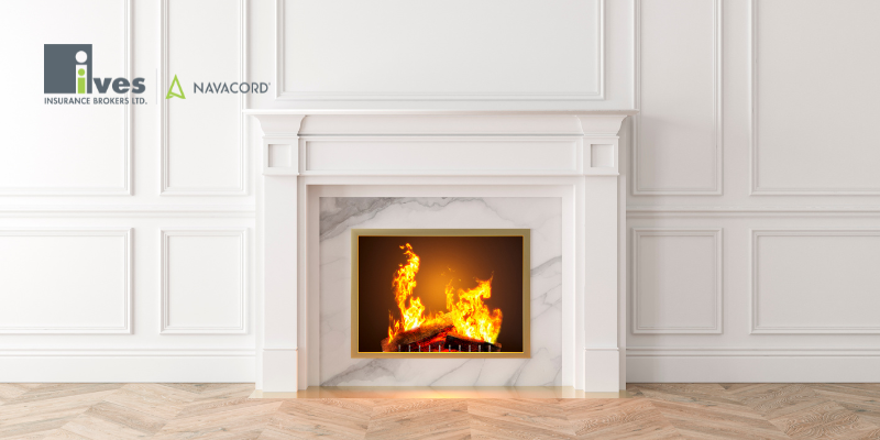 A fireplace in a home that has taken safety precautions to reduce risk of accident or injury.